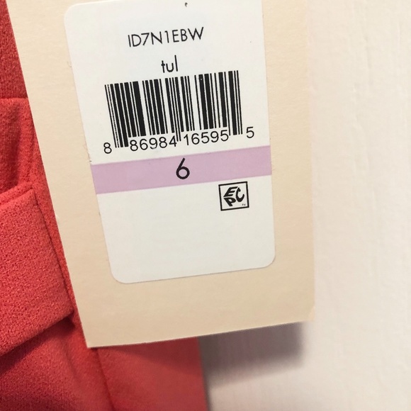 NWT Lovely Ivanka Trump Coral Dress Size: 6 - Picture 9 of 10